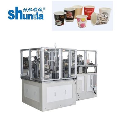 品質 12KW自動ダブル壁紙カップマシン 高速70-80pcs/min 工場