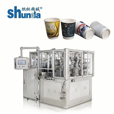 品質 安全ジュース/コーヒー/アイス クリームの紙コップの生産機械 135-450GRAM 工場