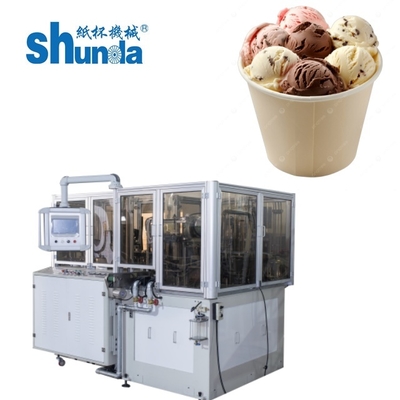 Maximize Production Frozen Treat Cup Maker 135-450 Gsm Paper Thickness Max Speed 160 Pcs/min
