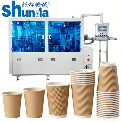 品質 高速紙コップ機械、デジタル点検を用いる機械を作る Shunda の質の高速自動紙コップ 工場